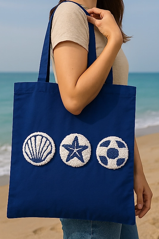 Deniz Temalı Tasarım Çanta